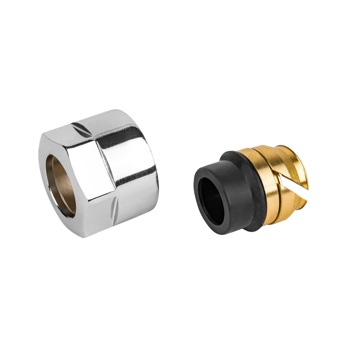 Złączka zaciskowa GW 3/4 x Cu 15mm chrom