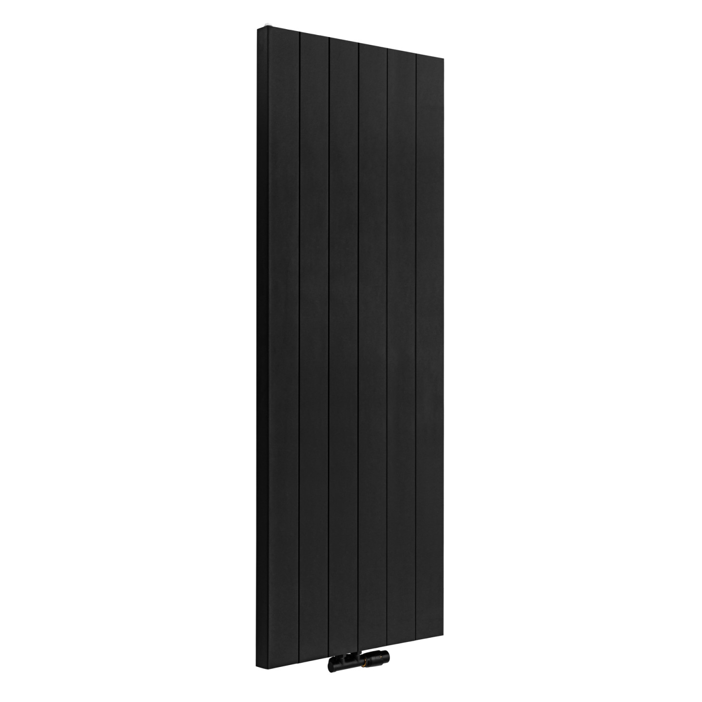 Grzejnik dekoracyjny Space SPL10 1600x600 czarny z zaworem Multiflow