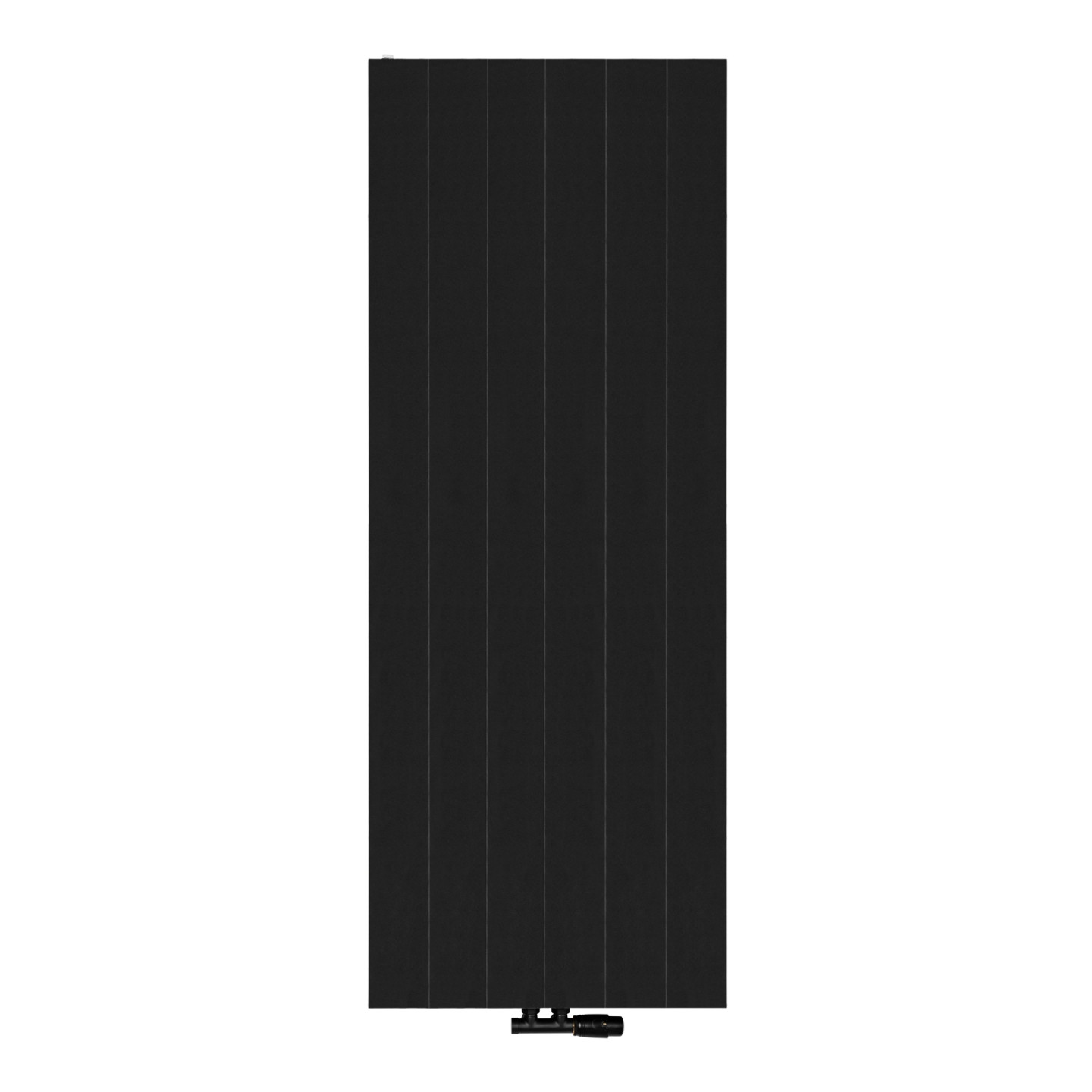Grzejnik dekoracyjny Space SPL10 1600x600 czarny z zaworem Multiflow