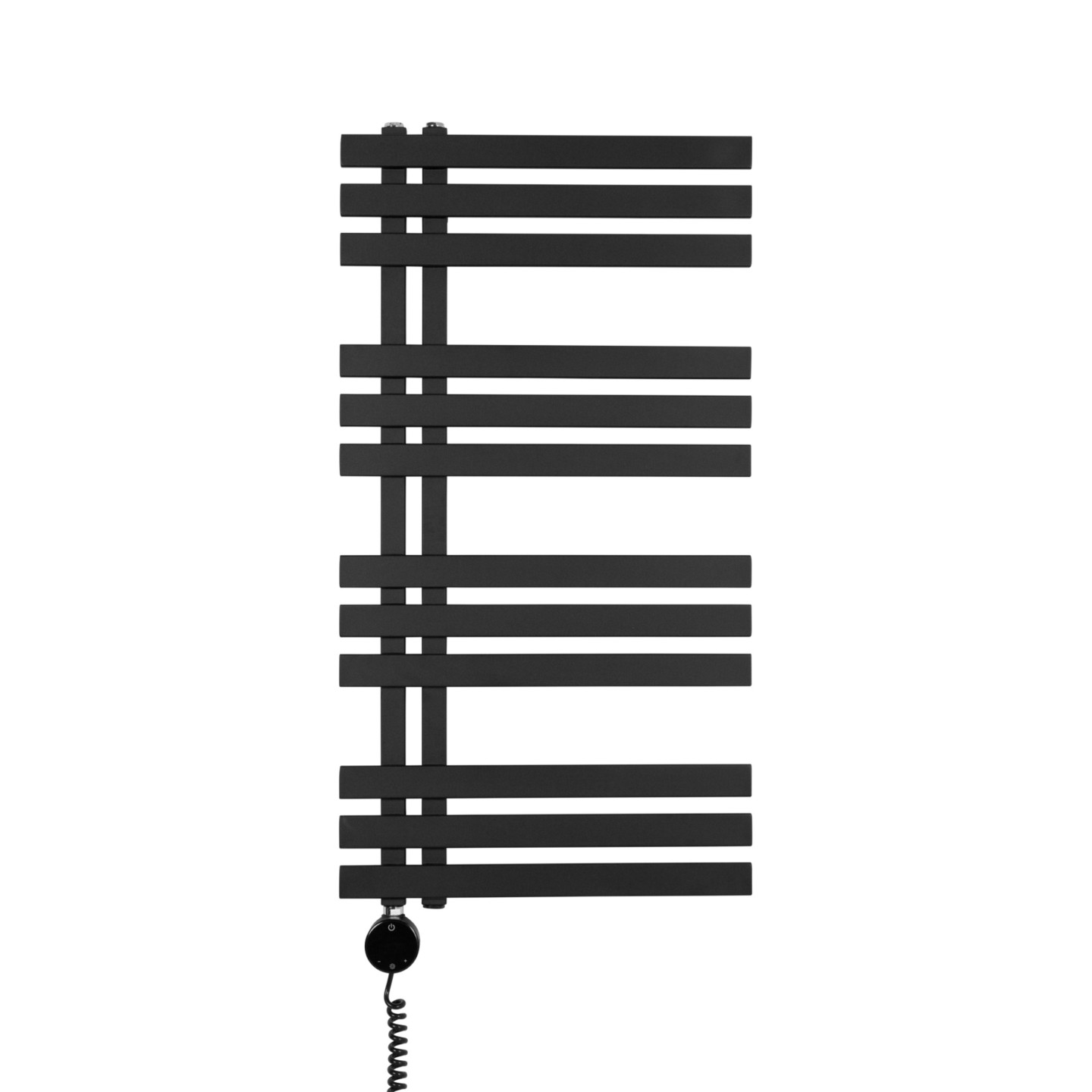 Grzejnik łazienkowy elektryczny Elche 945x500 czarny 300W
