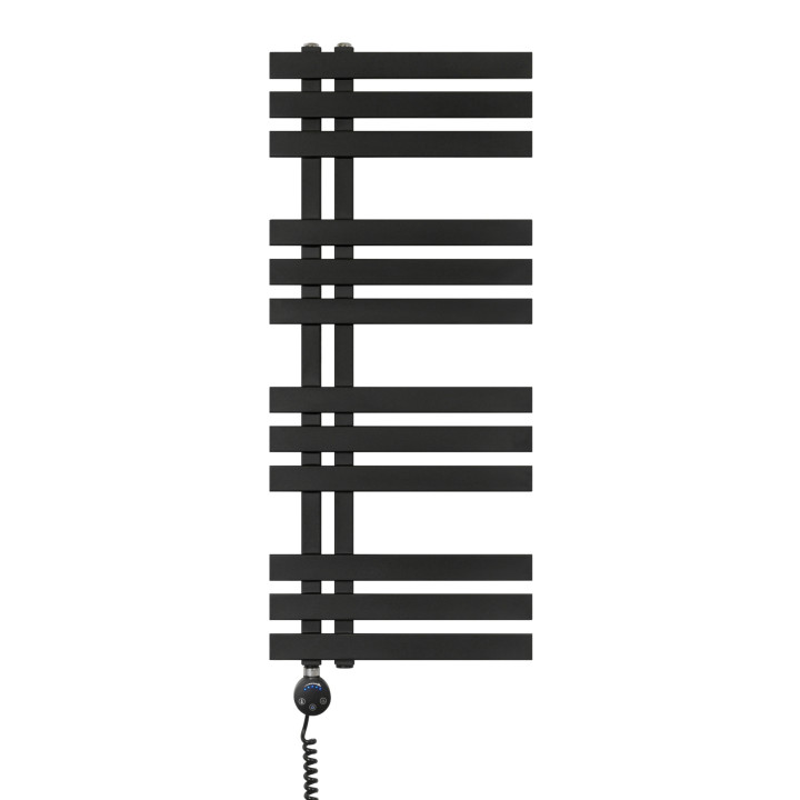 Grzejnik łazienkowy Elche EL-945x400-D50L/P-BM czarny mat