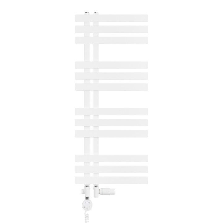 Grzejnik łazienkowy Elche EL-945x400-D50L/P-WM biały mat