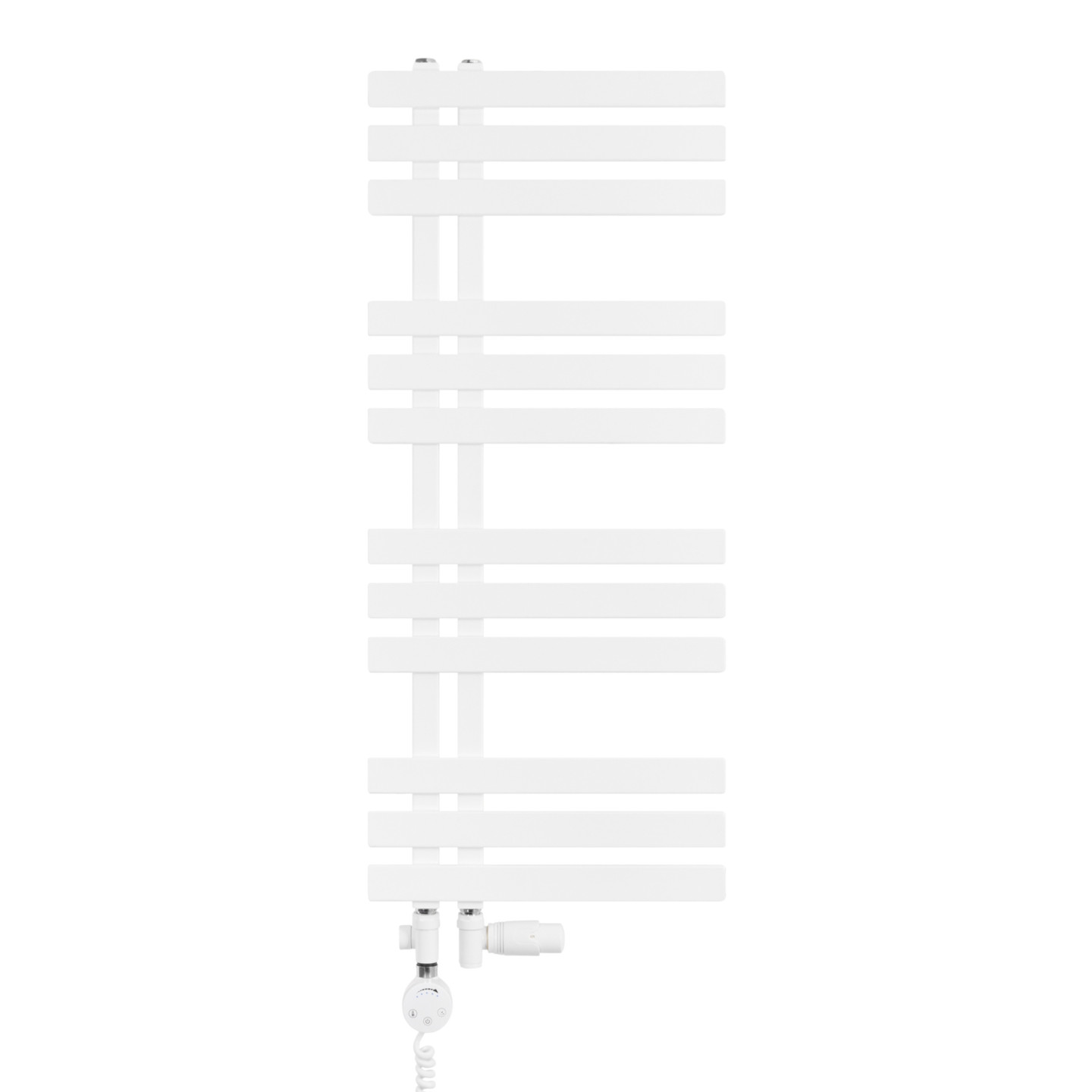 Grzejnik łazienkowy Elche EL-945x400-D50L/P-WM biały mat