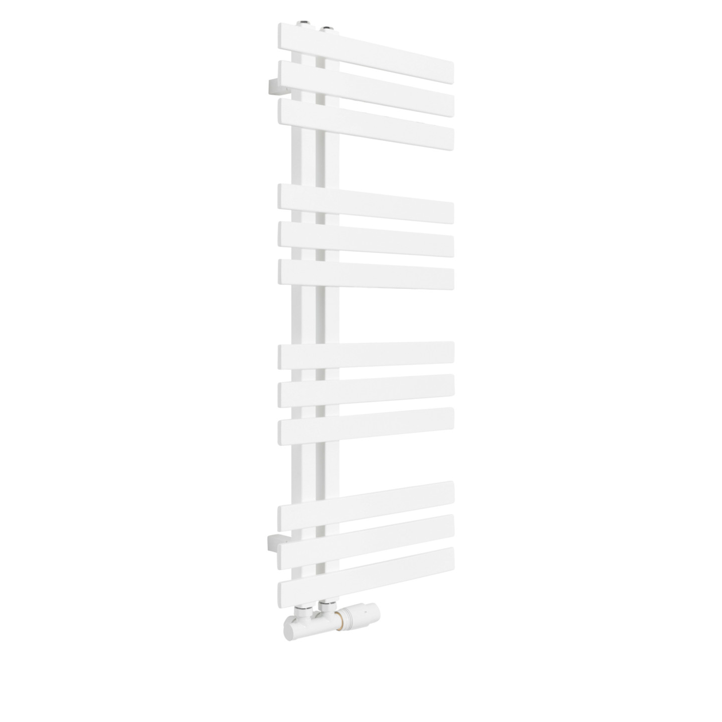 Grzejnik łazienkowy Elche EL-945x400-D50L/P-WM biały mat