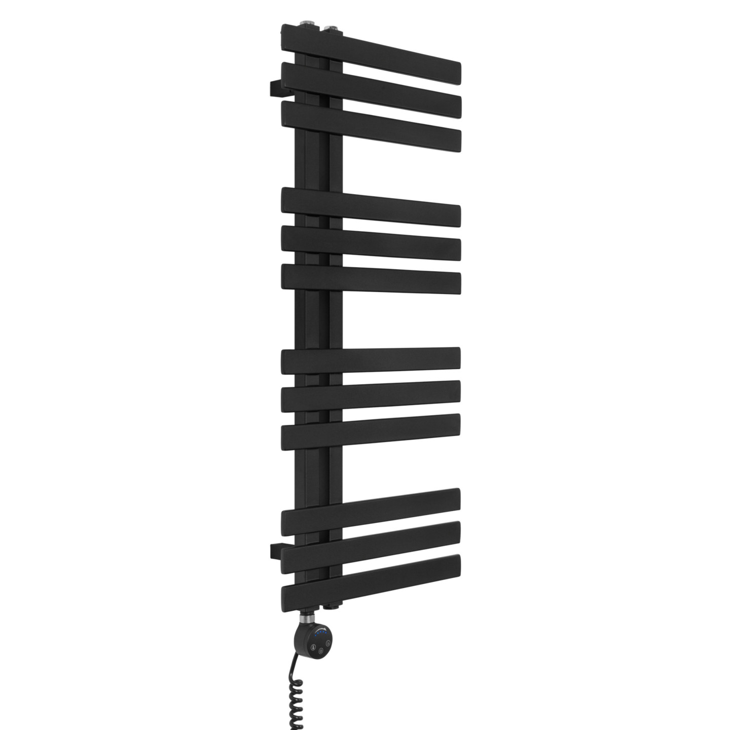 Grzejnik łazienkowy Elche EL-945x400-D50L/P-BM czarny mat