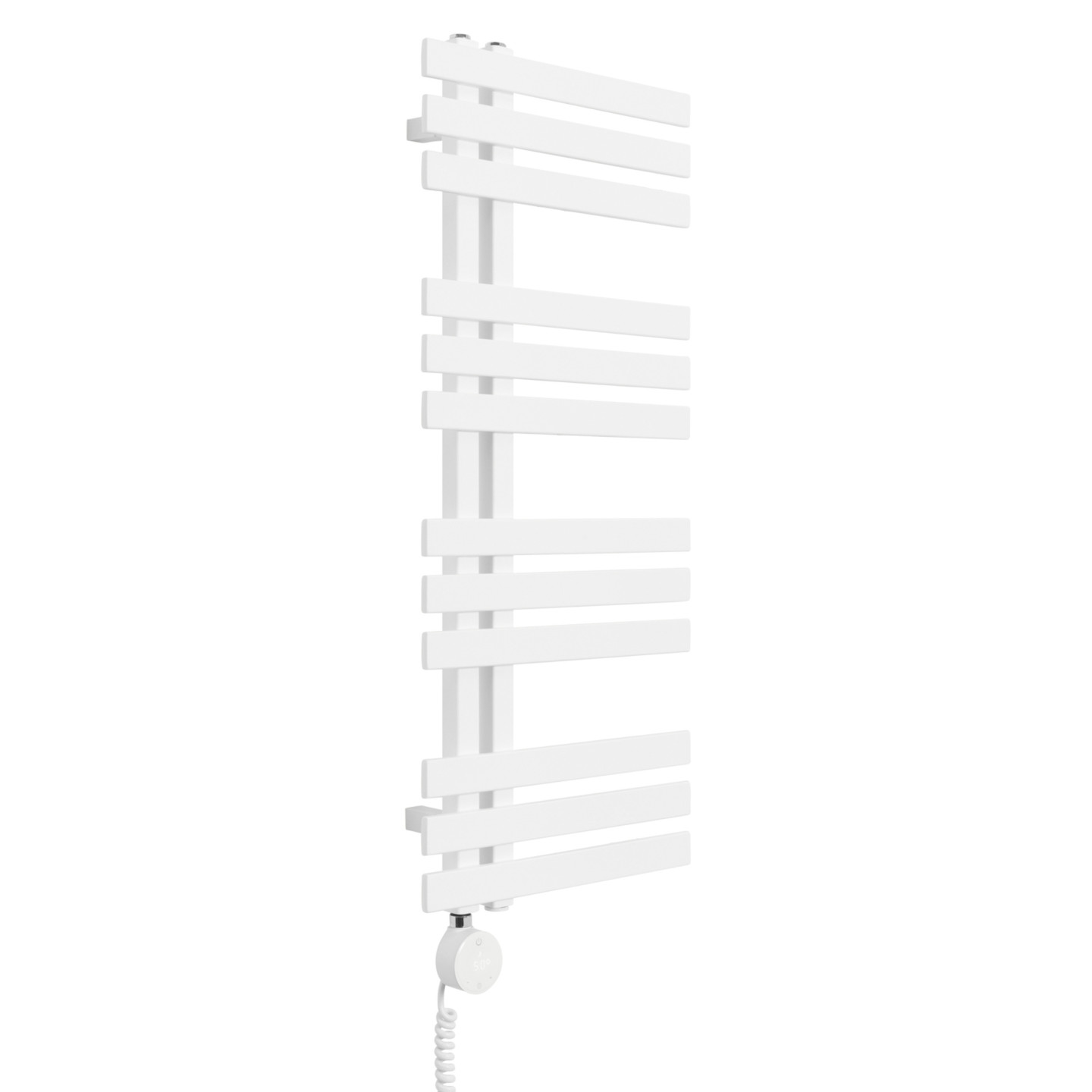 Grzejnik łazienkowy Elche EL-945x400-D50L/P-WM biały mat
