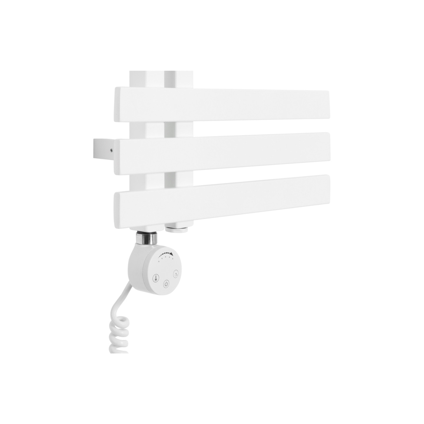 Grzejnik łazienkowy ELCHE EL-690x400-D50L/P-WM biały mat