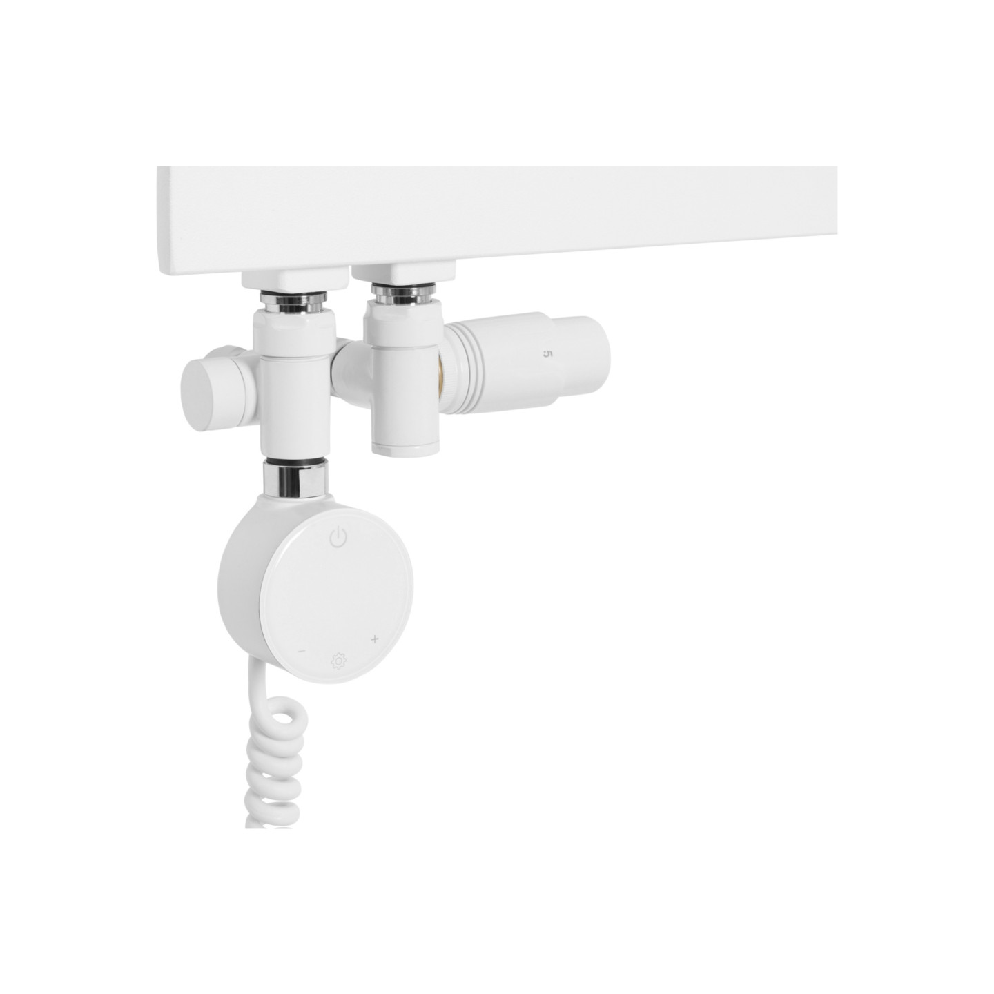 Grzejnik łazienkowy Elche EL-945x400-D50L/P-WM biały mat