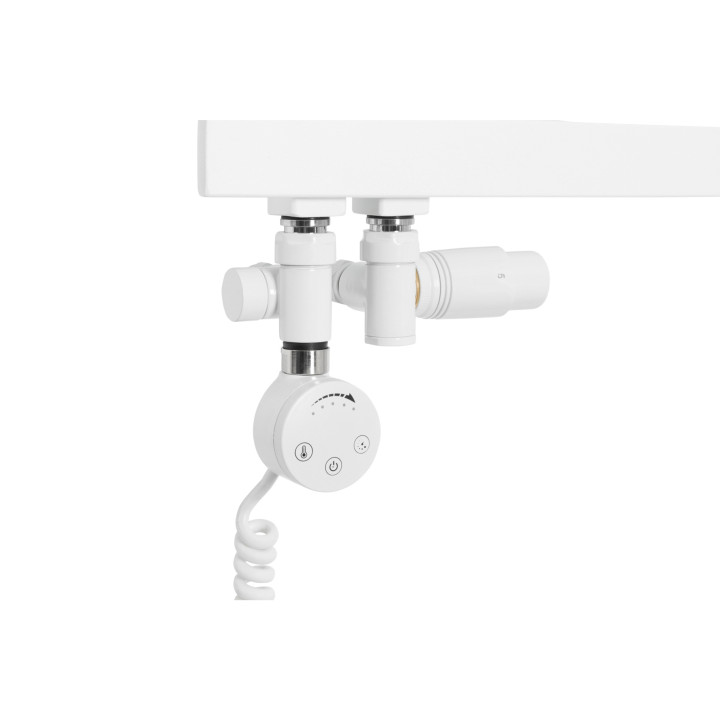 Grzejnik łazienkowy Elche EL-945x400-D50L/P-WM biały mat