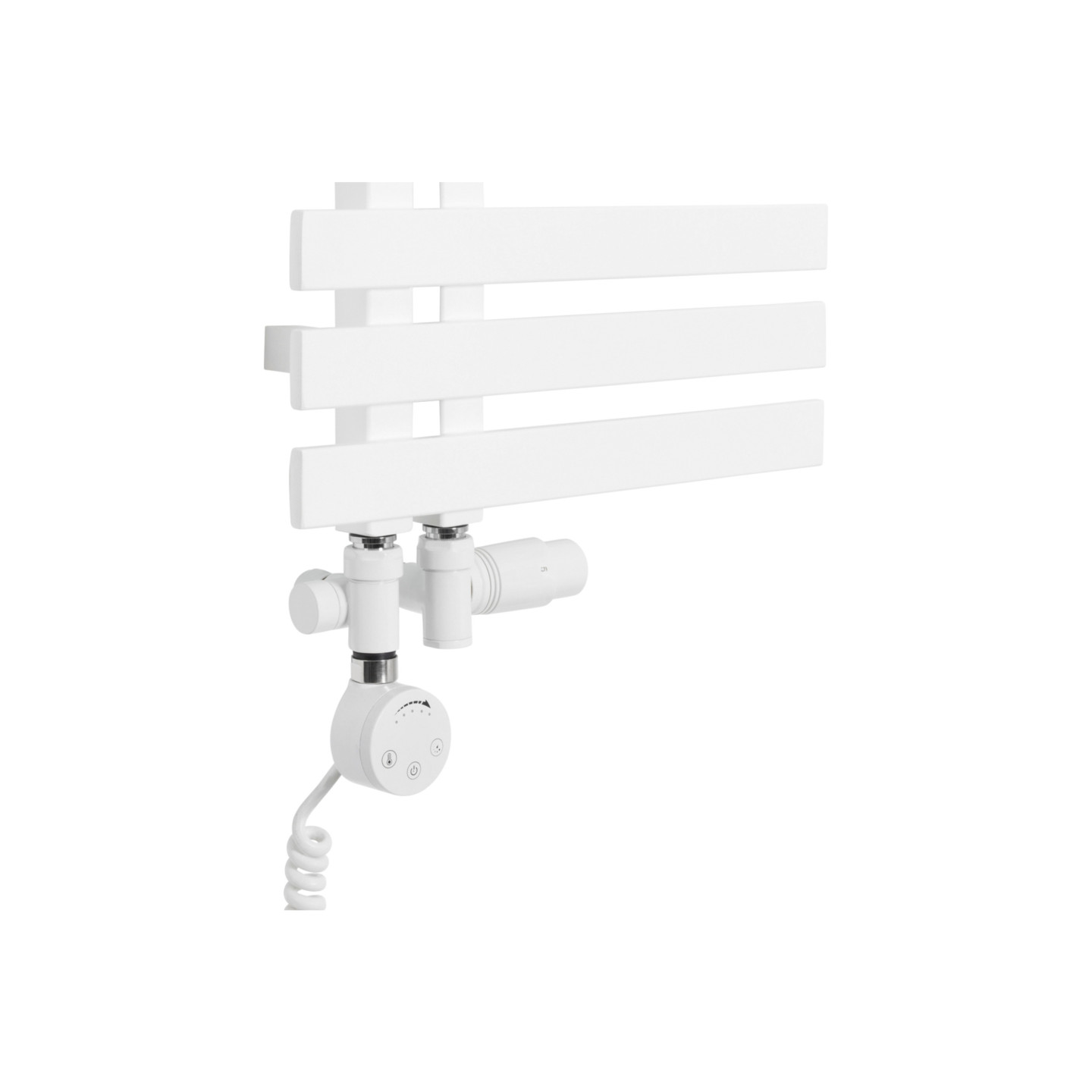 Grzejnik łazienkowy Elche EL-945x400-D50L/P-WM biały mat
