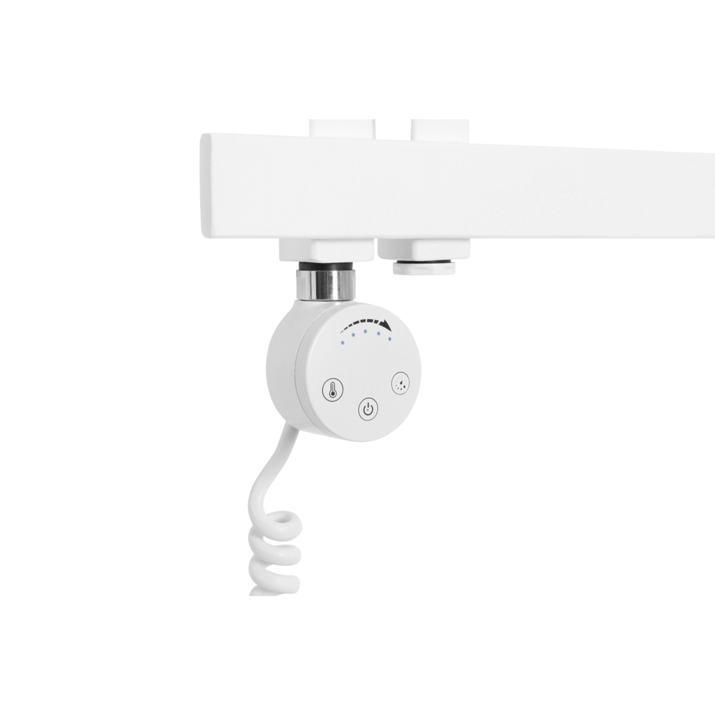 Grzejnik łazienkowy Elche EL-945x400-D50L/P-WM biały mat