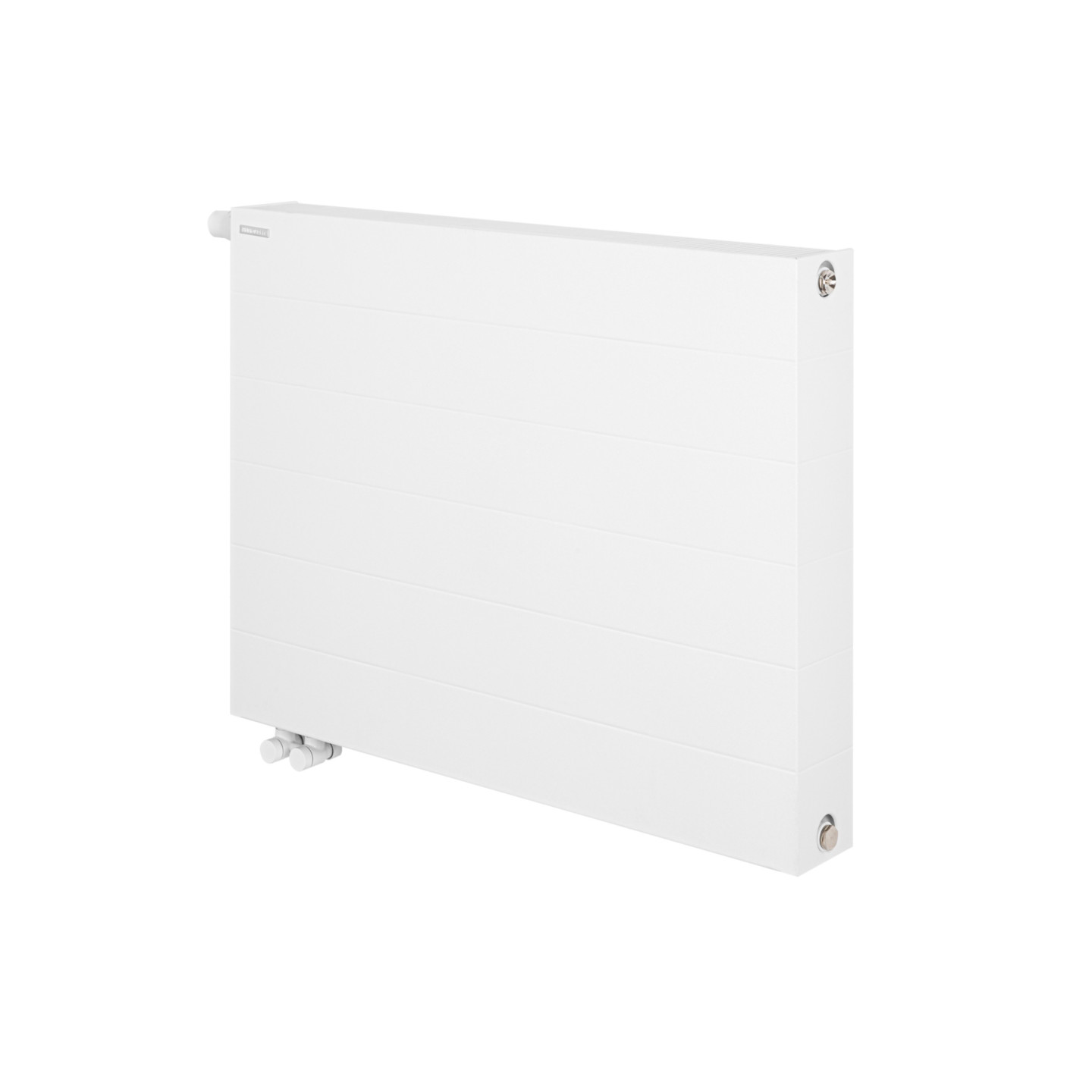 Grzejnik dekoracyjny poziomy Space Line V22 600x800 biały lewy
