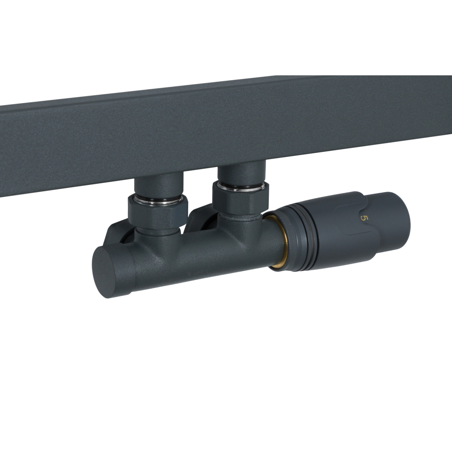 Grzejnik łazienkowy Hati HT-672x400-D50-G grafit