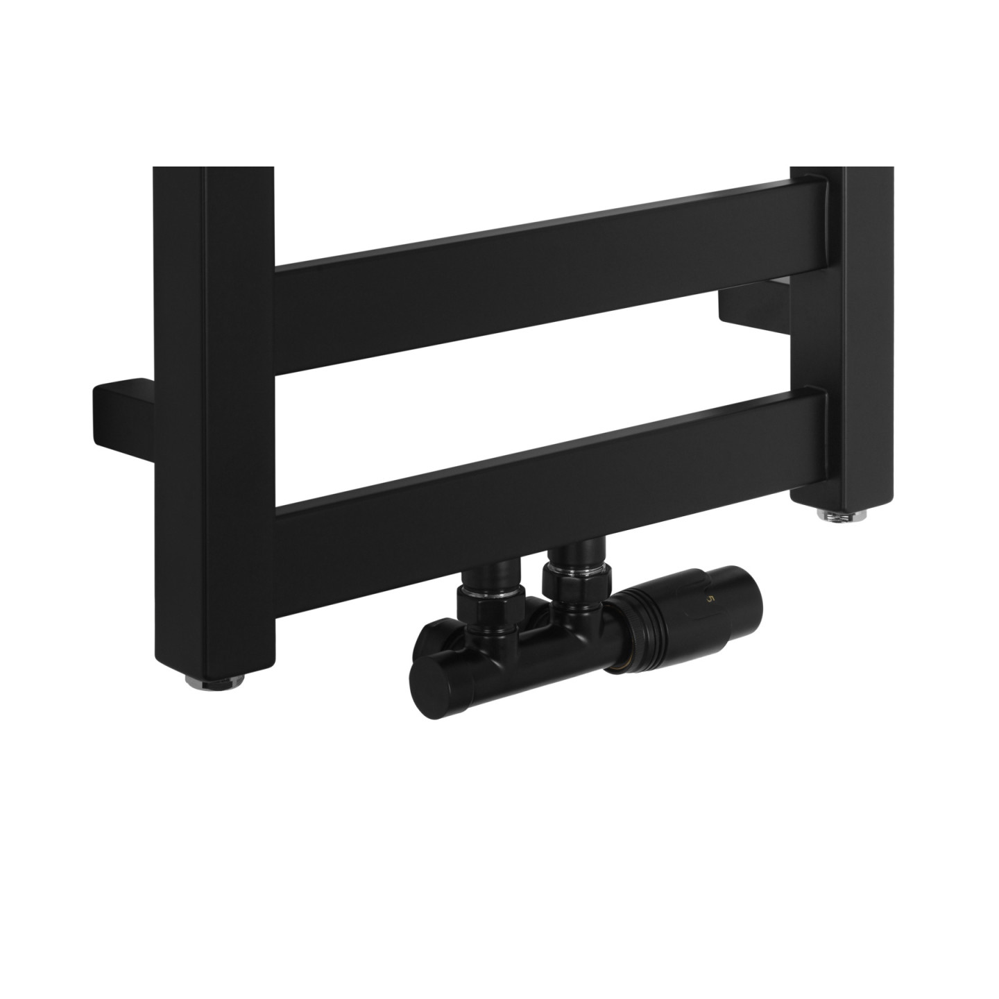 Grzejnik łazienkowy Hati HT-972x400-D50-B czarny