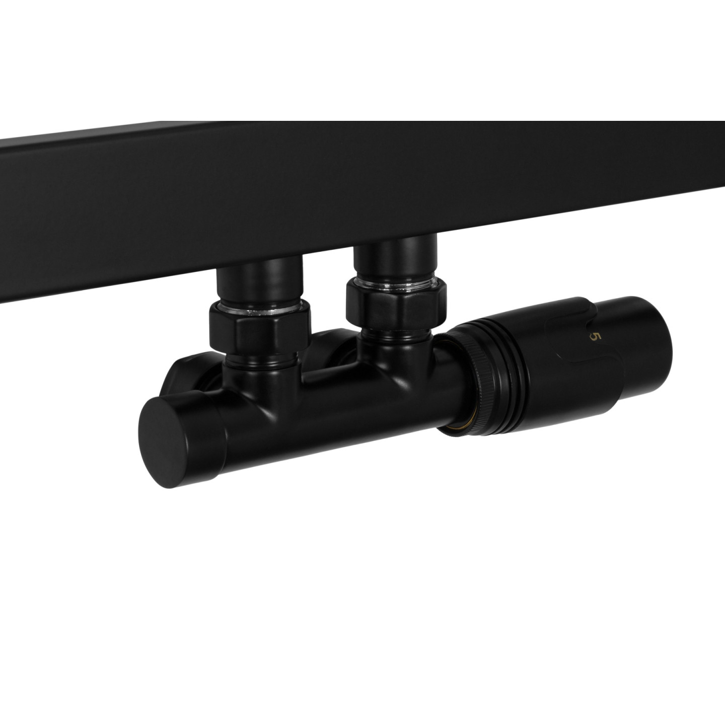 Grzejnik łazienkowy Hati HT-972x400-D50-B czarny