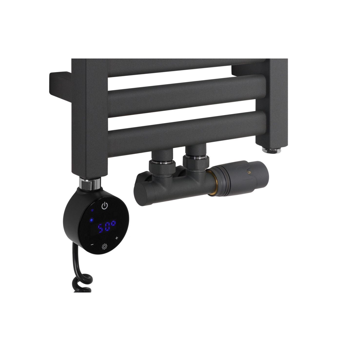 Grzejnik łazienkowy Neso NS-735x300-D50-G grafit