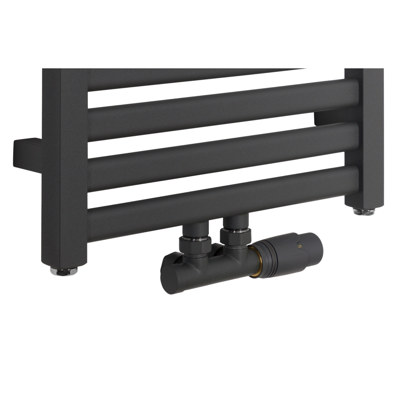 Grzejnik łazienkowy Neso NS-1275x400-D50-G grafit