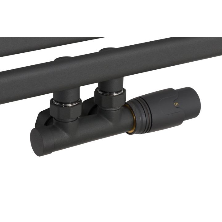 Grzejnik łazienkowy Neso NS-1275x400-D50-G grafit
