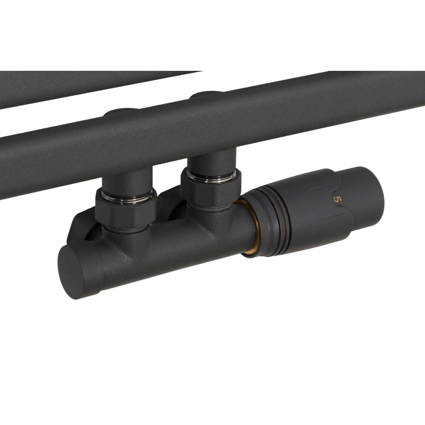 Grzejnik łazienkowy Neso NS-1275x400-D50-G grafit
