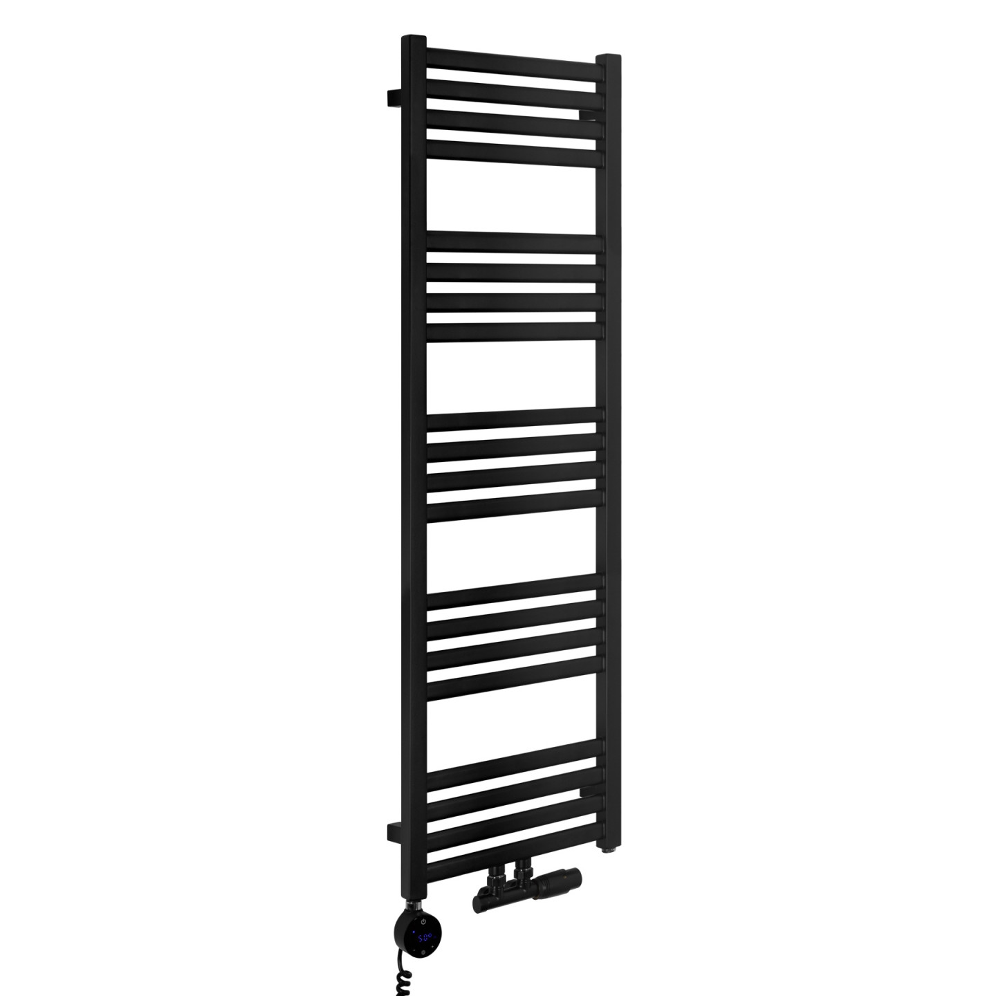 Grzejnik łazienkowy Neso NS-1275x400-D50-B czarny
