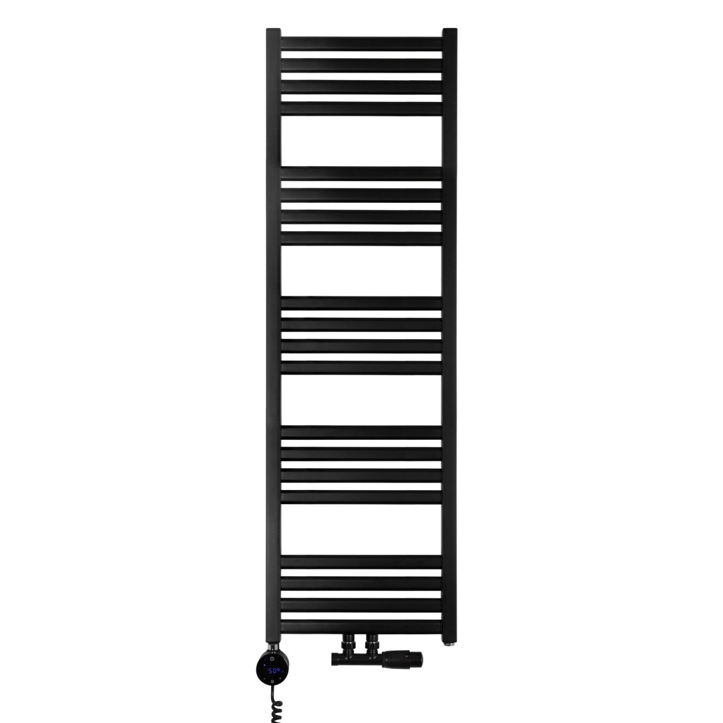 Grzejnik łazienkowy Neso NS-1275x400-D50-B czarny