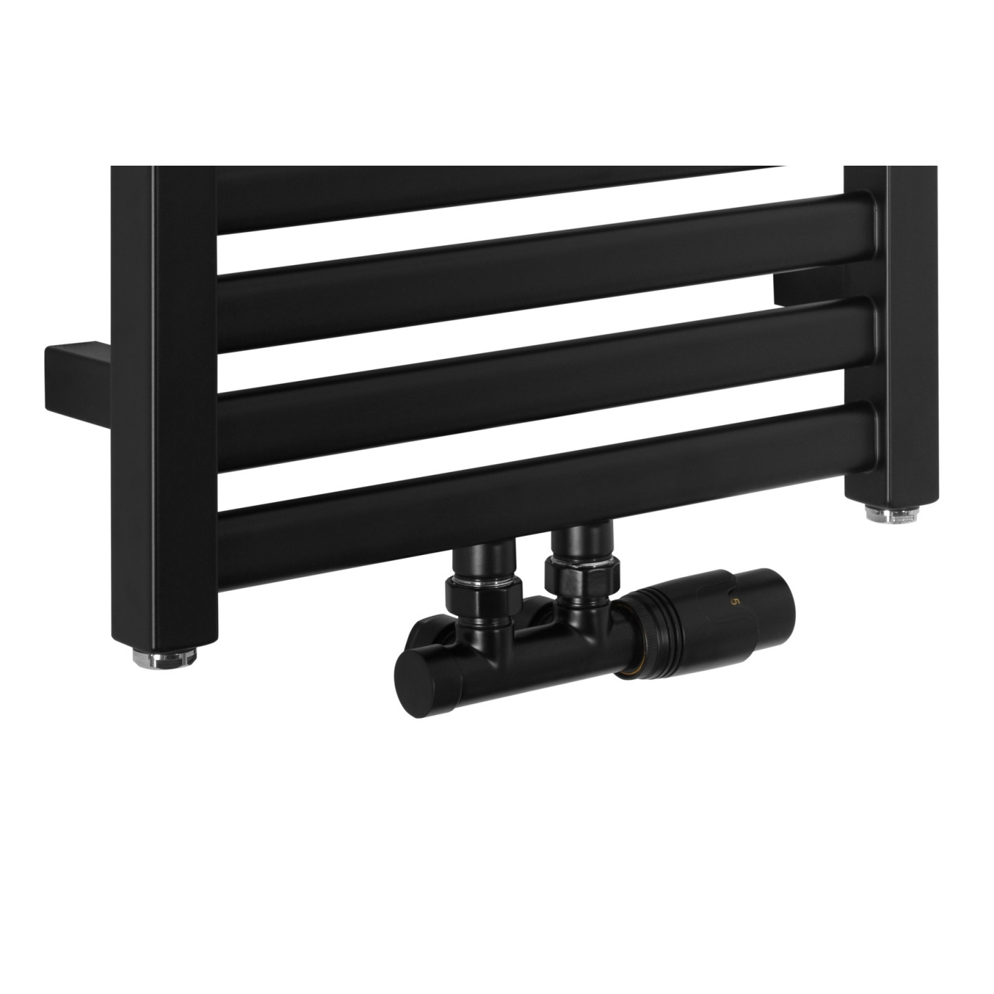 Grzejnik łazienkowy Neso NS-1275x400-D50-B czarny