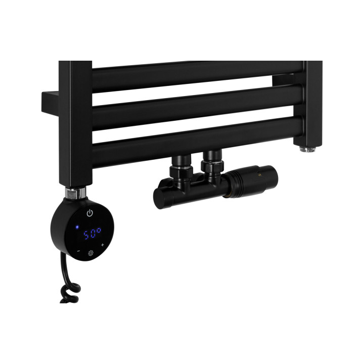 Grzejnik łazienkowy Neso NS-1275x400-D50-B czarny