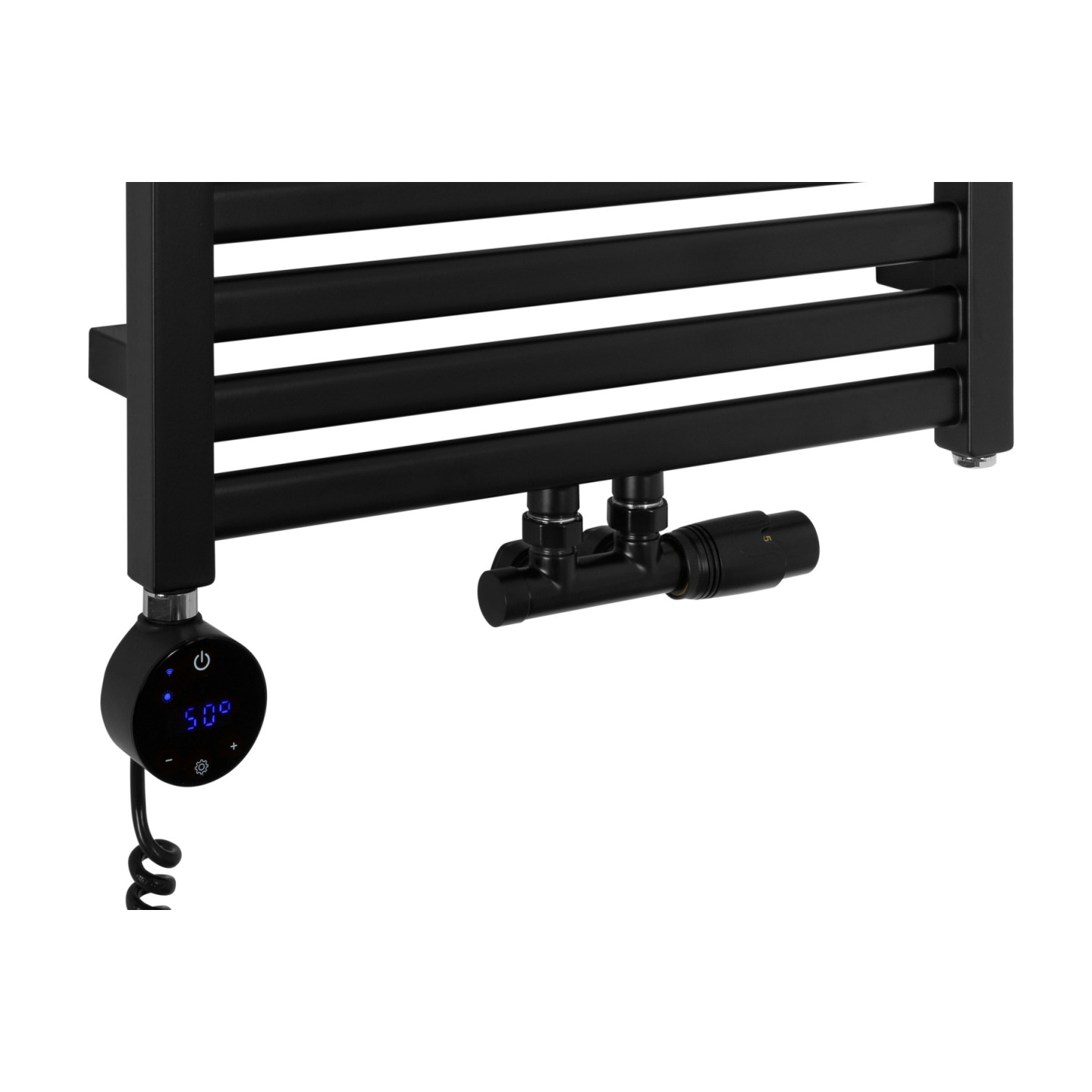 Grzejnik łazienkowy Neso NS-1005x500-D50-B czarny