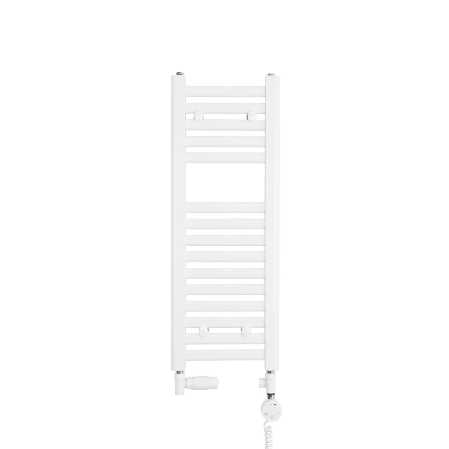 Grzejnik łazienkowy wodno-elektryczny Intention 800x300 biały 300W