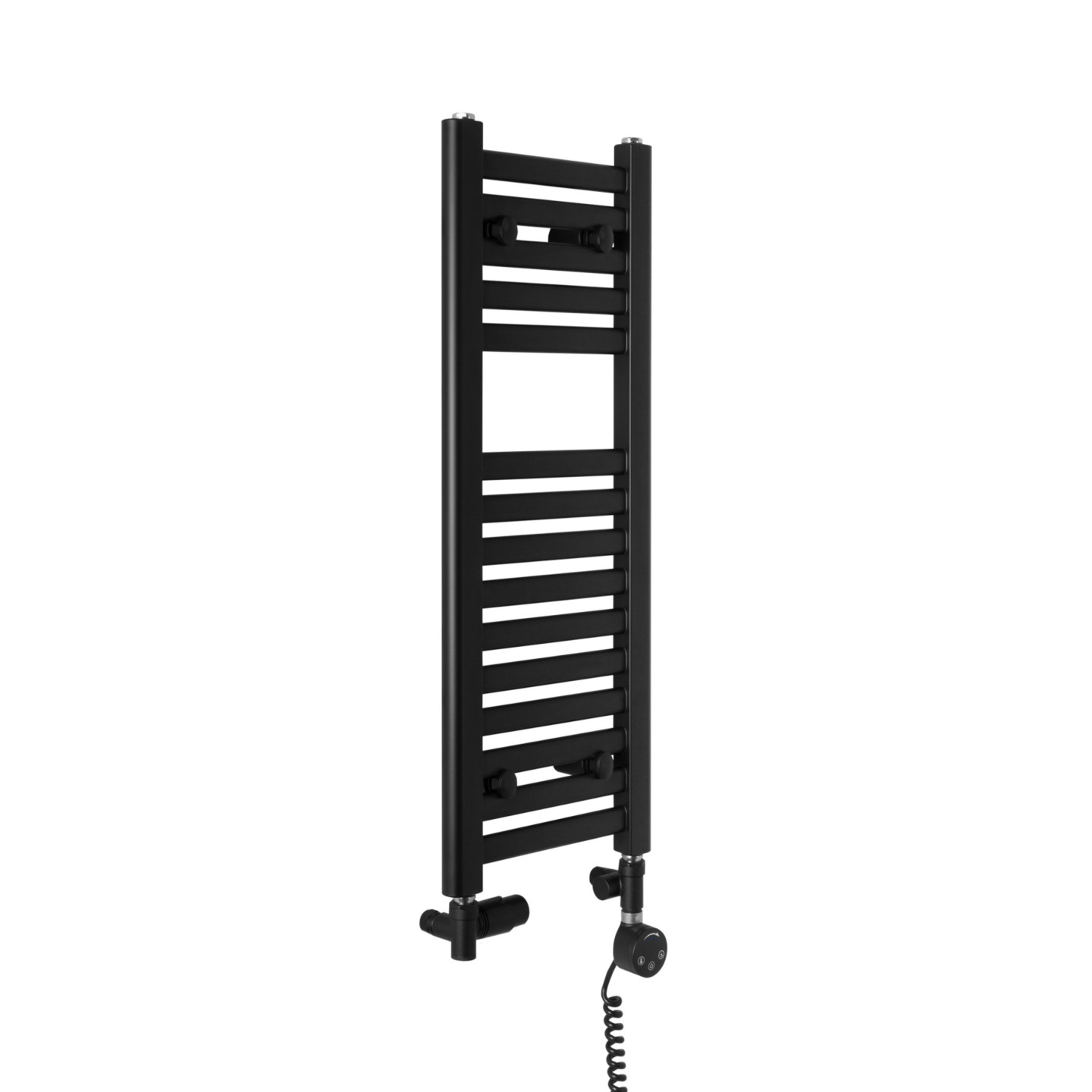 Grzejnik łazienkowy wodno-elektryczny Intention 800x300 czarny 300W