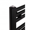 Górny narożnik grzejnika Intention w kolorze czarnym Górny narożnik grzejnika Intention w kolorze czarnym