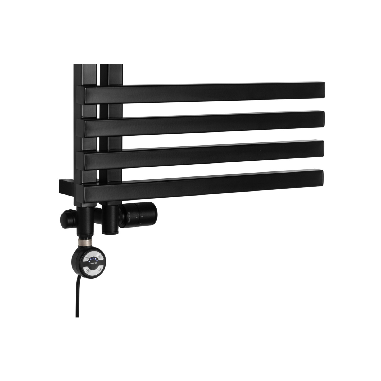 Grzejnik łazienkowy Lolly LO-870x500-D50L/P-BM czarny