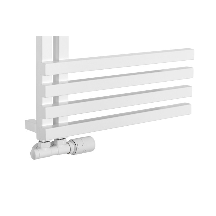 Grzejnik łazienkowy Lolly LO-1200x500-D50L/P-WM biały