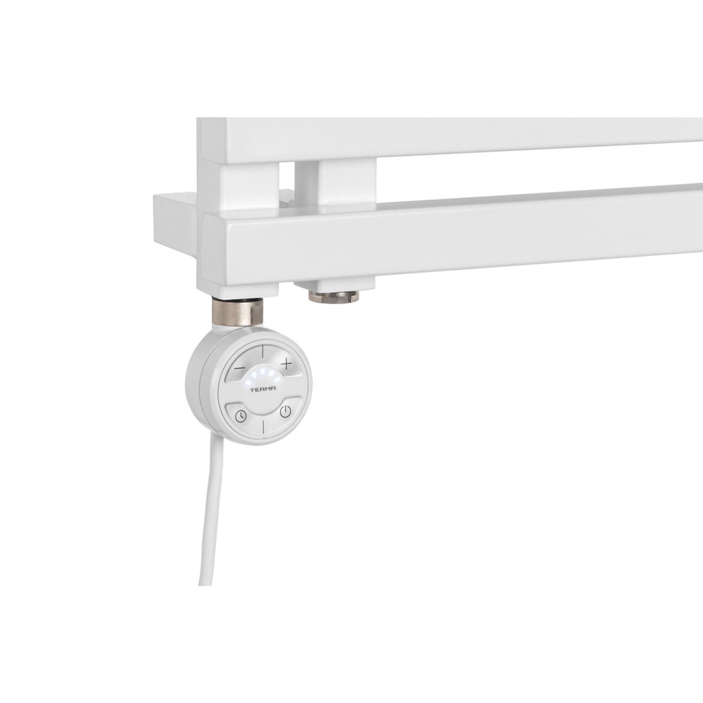 Grzejnik łazienkowy Lolly LO-1200x500-D50L/P-WM biały