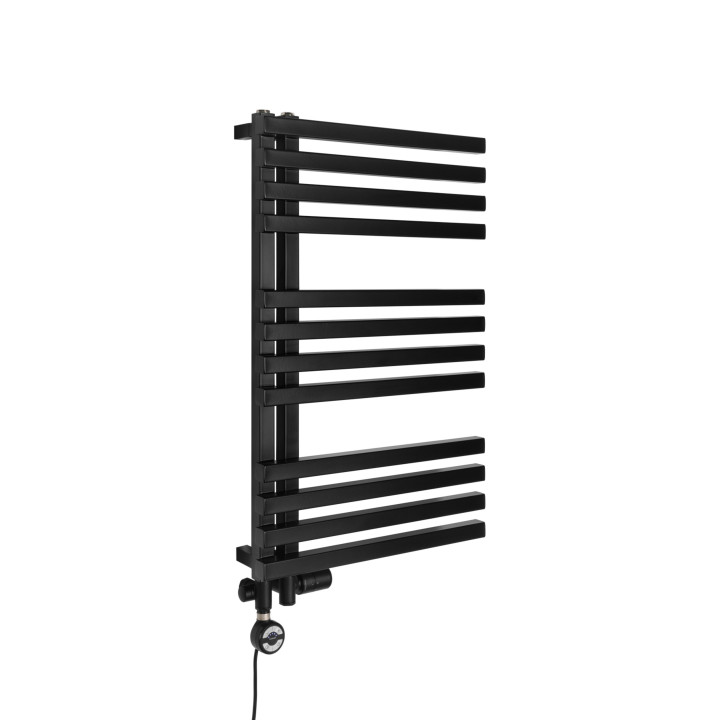 Grzejnik łazienkowy Lolly LO-870x500-D50L/P-BM czarny
