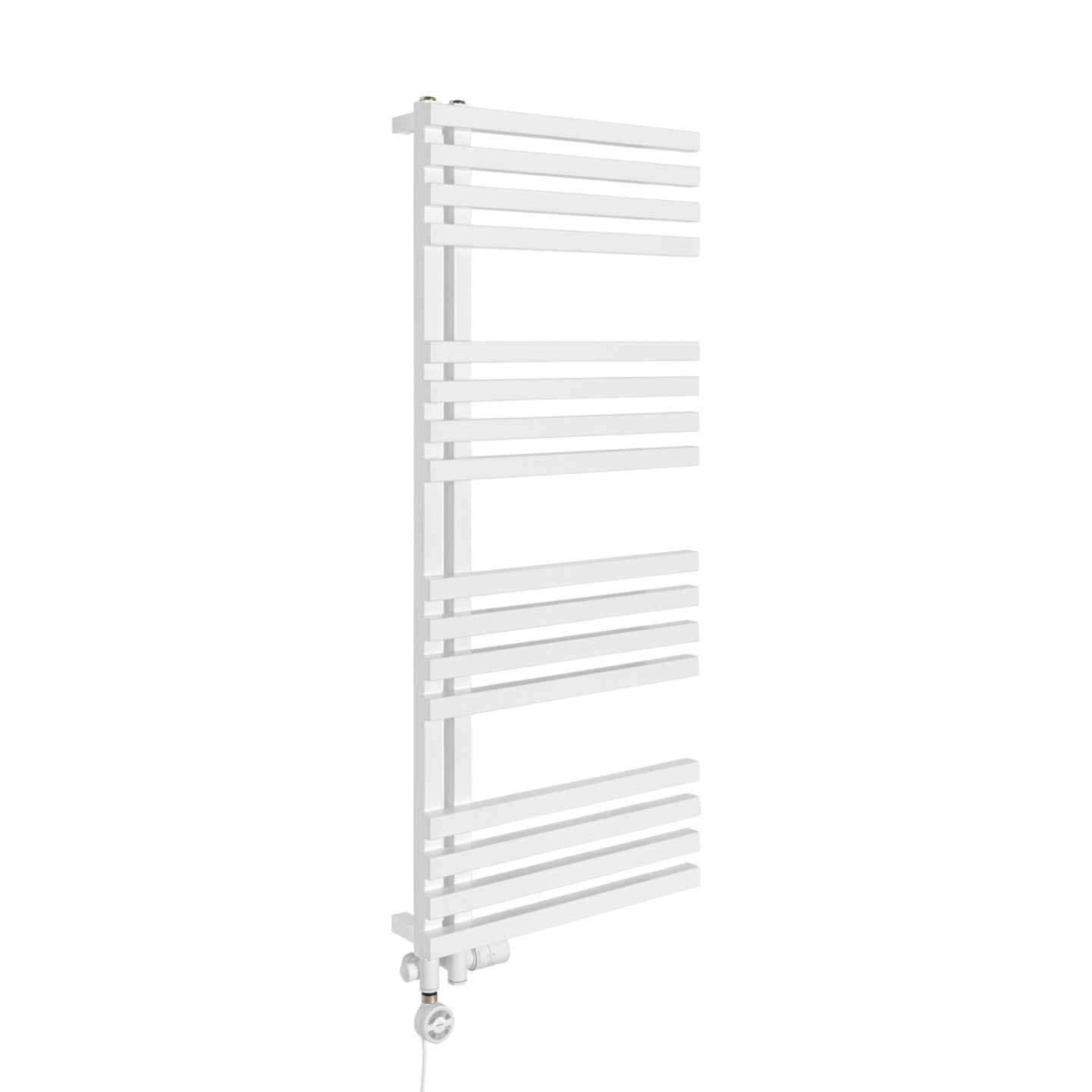 Grzejnik łazienkowy Lolly LO-1200x500-D50L/P-WM biały