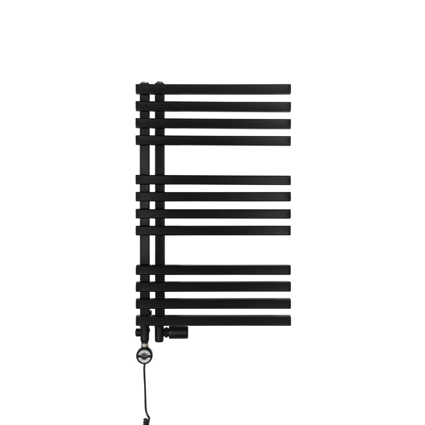 Grzejnik łazienkowy Lolly LO-870x500-D50L/P-BM czarny