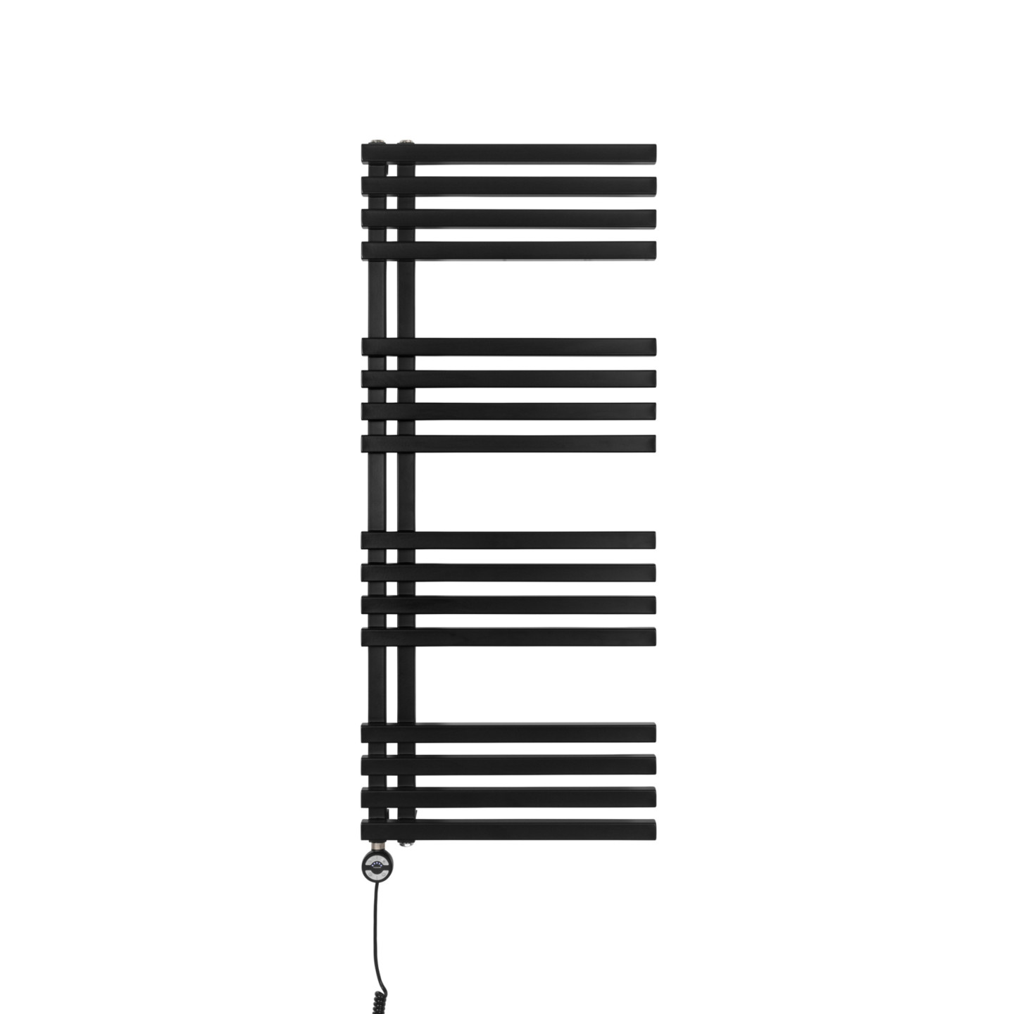 Grzejnik łazienkowy Lolly LO-1200x500-D50L/P-BM czarny