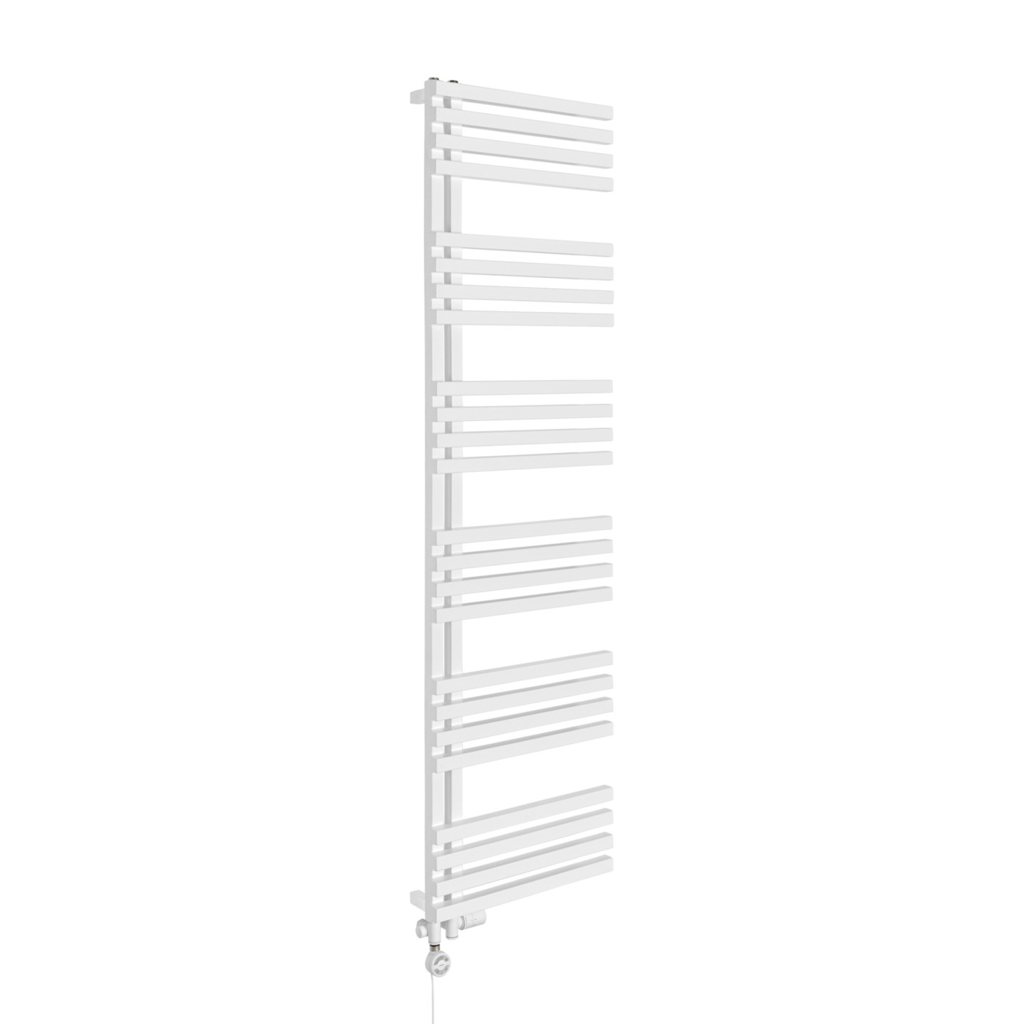 Grzejnik łazienkowy Lolly LO-1800x500-D50L/P-WM biały mat