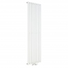 Grzejnik dekoracyjny Ultimate pojedynczy 160x48cm biały z zaworem zespolonym Multiflow prawym białym