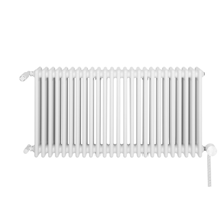 Grzejnik dekoracyjny żeberkowy retro CL3E-575x1145-B500-W biały