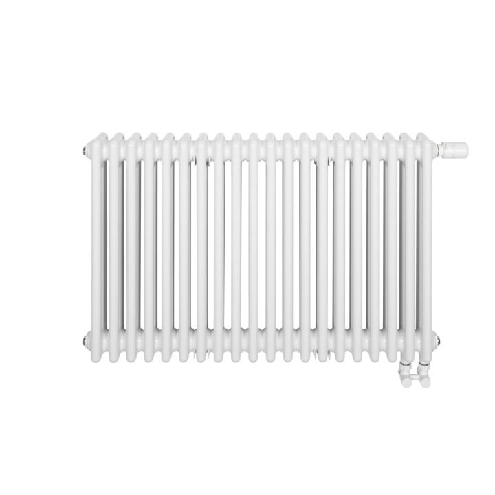 Grzejnik dekoracyjny żeberkowy retro CL3E-575x920-D50L/P-W biały