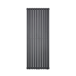 Grzejnik dekoracyjny Ultimate pojedynczy 180x60cm czarny matowy