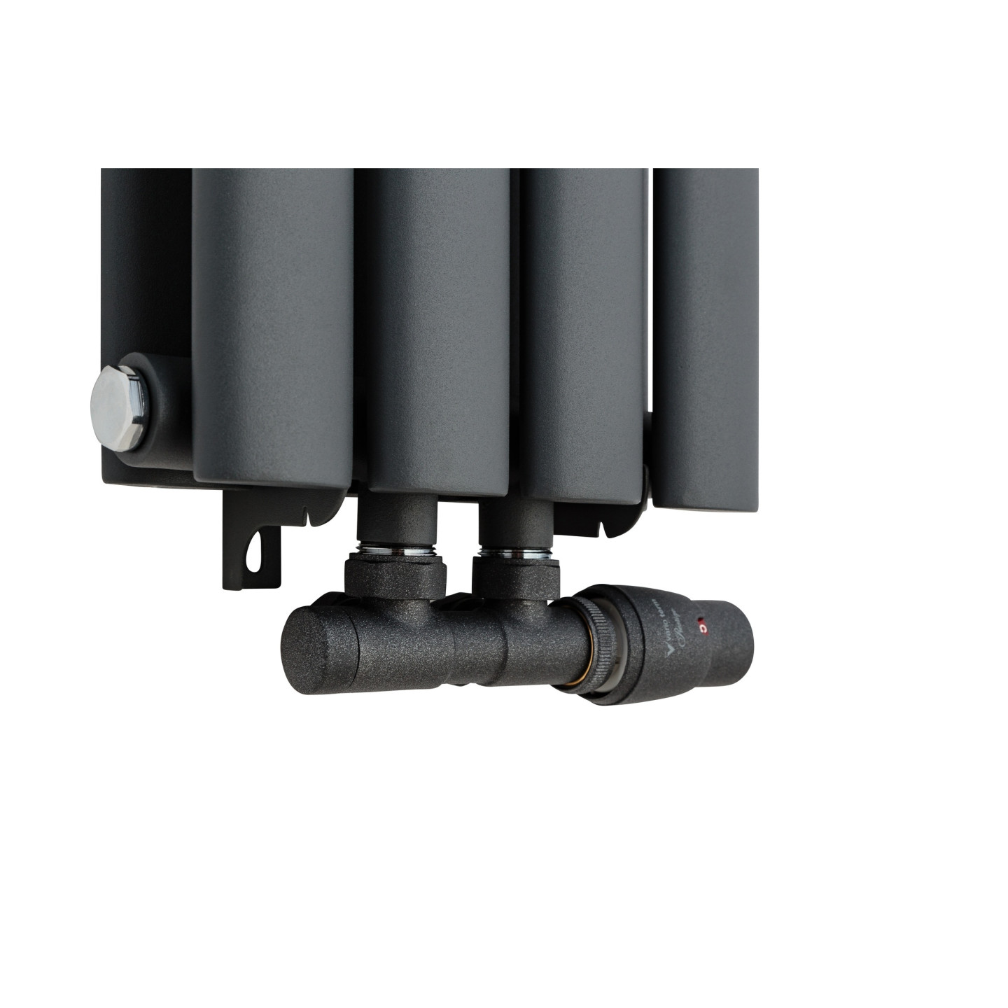 Grzejnik dekoracyjny Ultimate UT2E-1600x240-D50-G grafit struktura