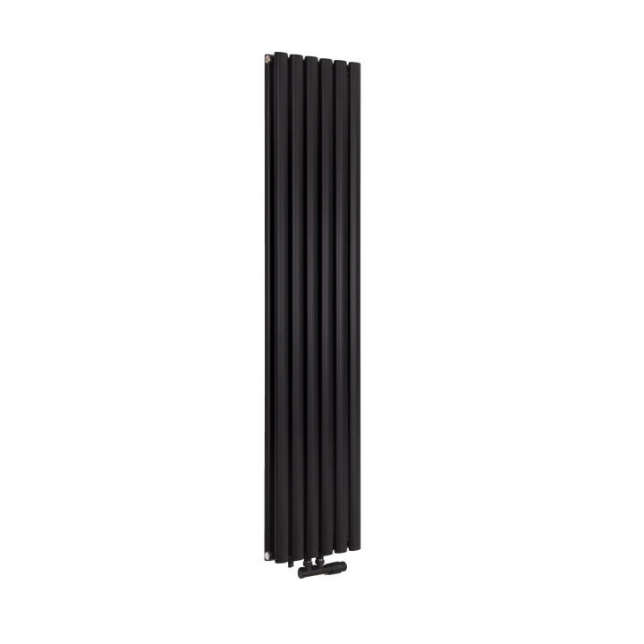Grzejnik dekoracyjny Ultimate UT2E-1600x360-D50-B czarny mat