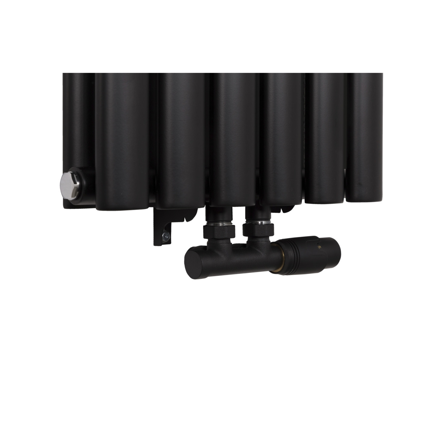 Grzejnik dekoracyjny Ultimate UT2E-1600x360-D50-B czarny mat