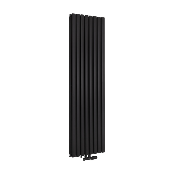 Grzejnik dekoracyjny Ultimate UT2E-1600x480-D50-B czarny mat