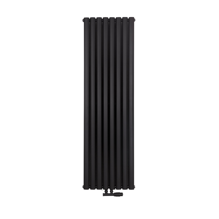 Grzejnik dekoracyjny Ultimate UT2E-1600x480-D50-B czarny mat