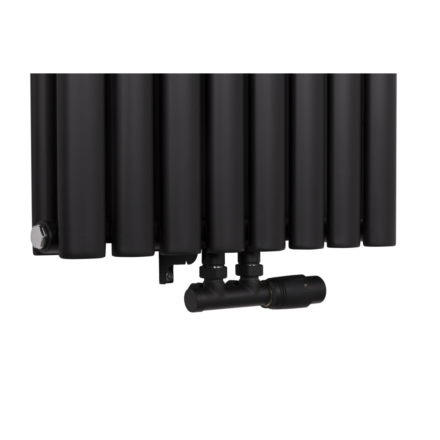 Grzejnik dekoracyjny Ultimate UT2E-1600x480-D50-B czarny mat