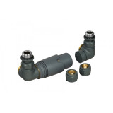 Zestaw termostatyczny Tri Axial Valve 3D TAV-G-L grafit lewy